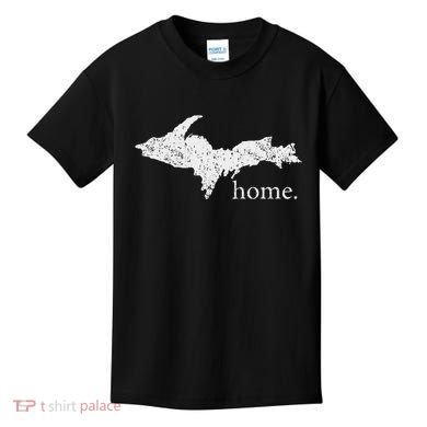 Upper Peninsula Up Home Yooper Pride Michigan Roots Kids T-Shirt