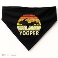 Upper Peninsula Up Yooper Pride Michigan Roots USA-Made Doggie Bandana thumb 0