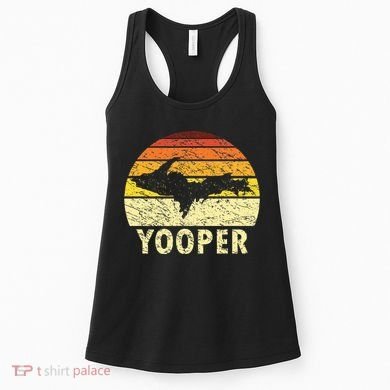 Upper Peninsula Up Yooper Pride Michigan Roots Women's Tank Top