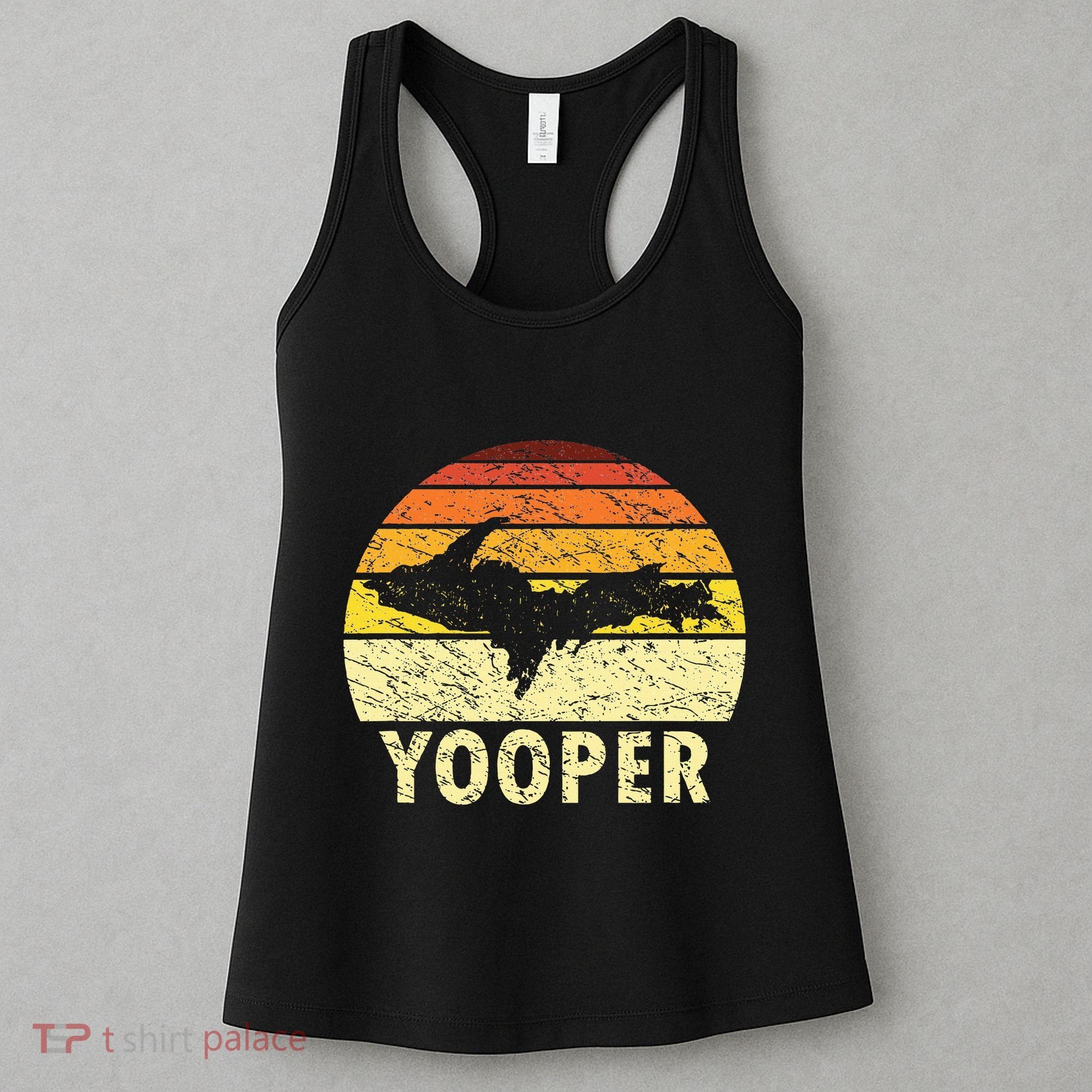 Upper Peninsula Up Yooper Pride Michigan Roots Women's Tank Top