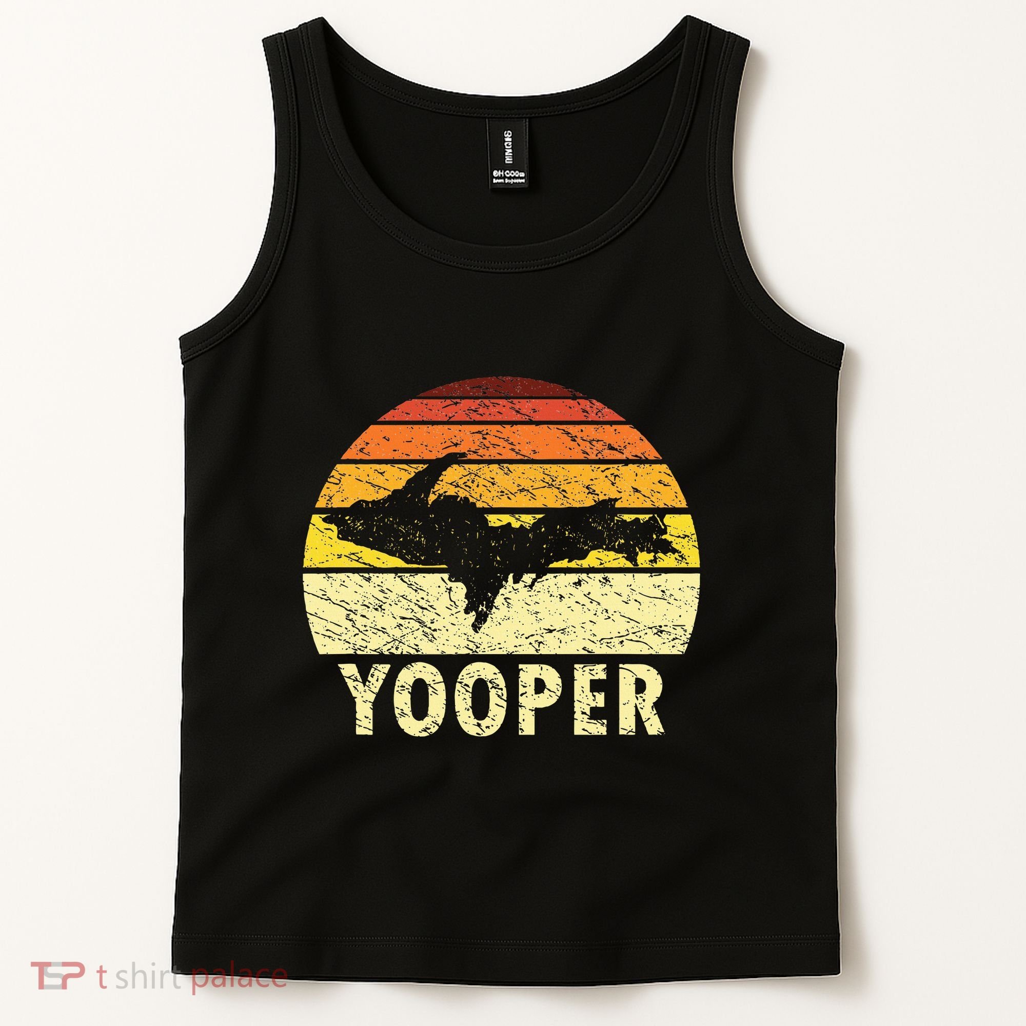 Upper Peninsula Up Yooper Pride Michigan Roots Tank Top