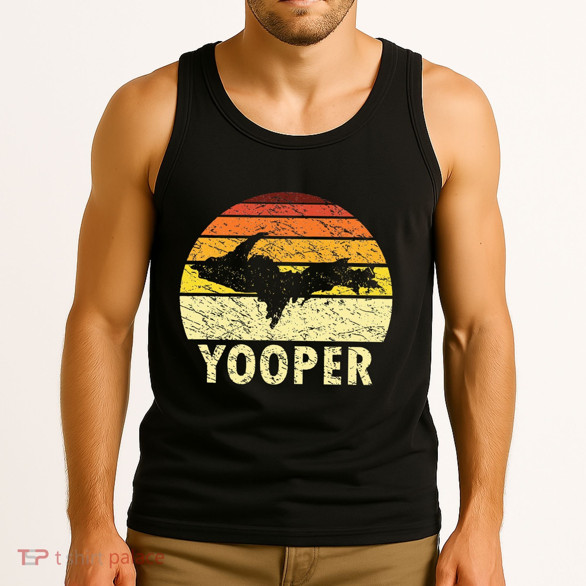 Upper Peninsula Up Yooper Pride Michigan Roots Tank Top