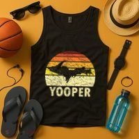 Upper Peninsula Up Yooper Pride Michigan Roots Tank Top thumb 4