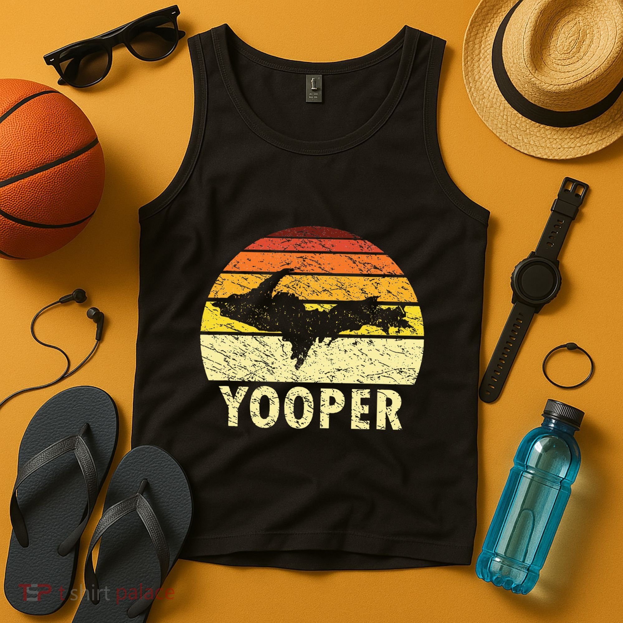 Upper Peninsula Up Yooper Pride Michigan Roots Tank Top