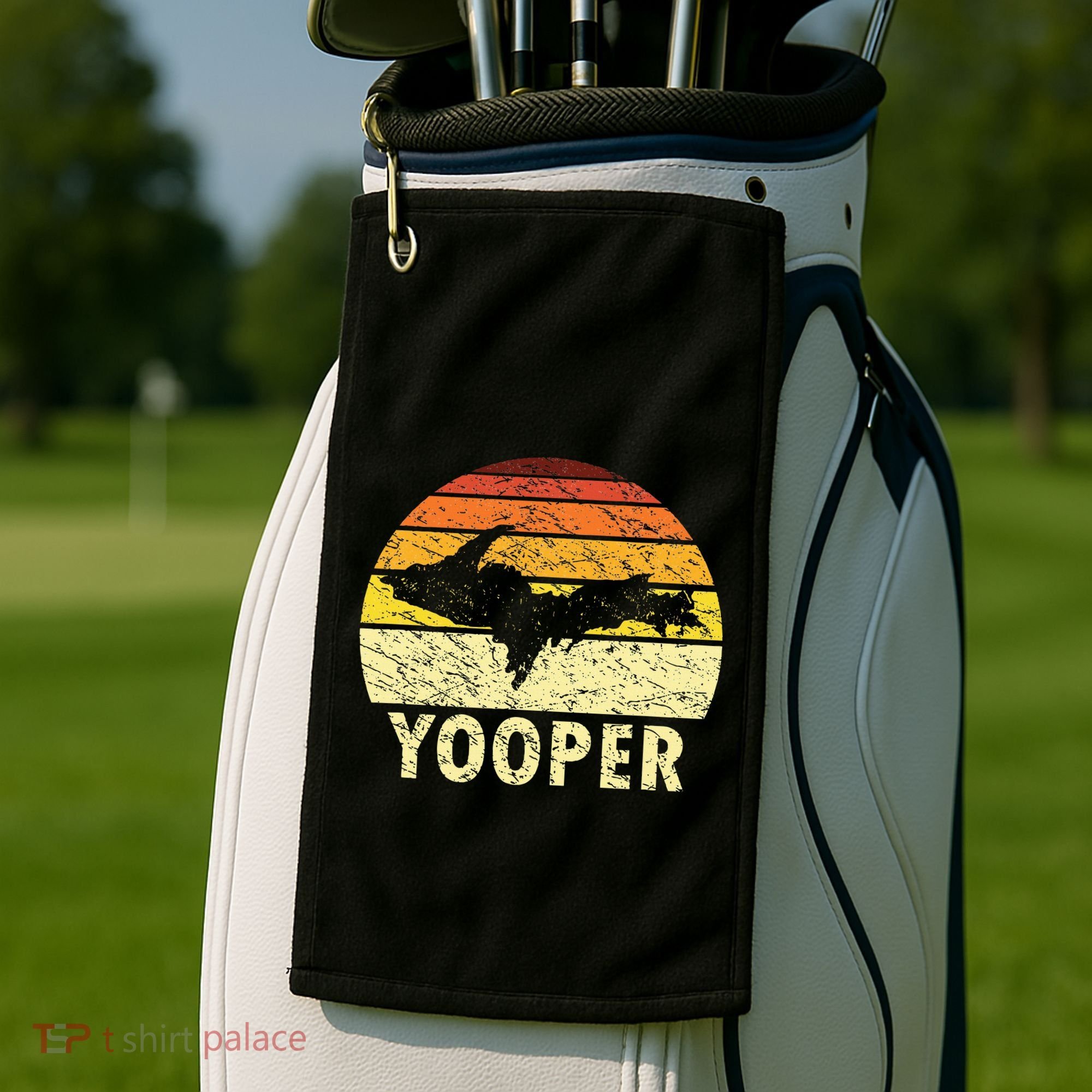 Upper Peninsula Up Yooper Pride Michigan Roots Golf Towel