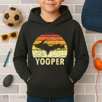 Upper Peninsula Up Yooper Pride Michigan Roots Kids Hoodie thumb 2
