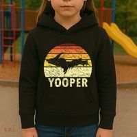 Upper Peninsula Up Yooper Pride Michigan Roots Kids Hoodie thumb 3