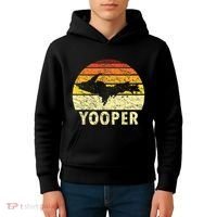 Upper Peninsula Up Yooper Pride Michigan Roots Kids Hoodie thumb 4