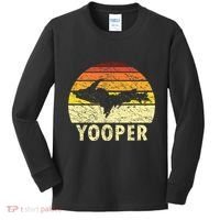 Upper Peninsula Up Yooper Pride Michigan Roots Kids Long Sleeve Shirt thumb 0