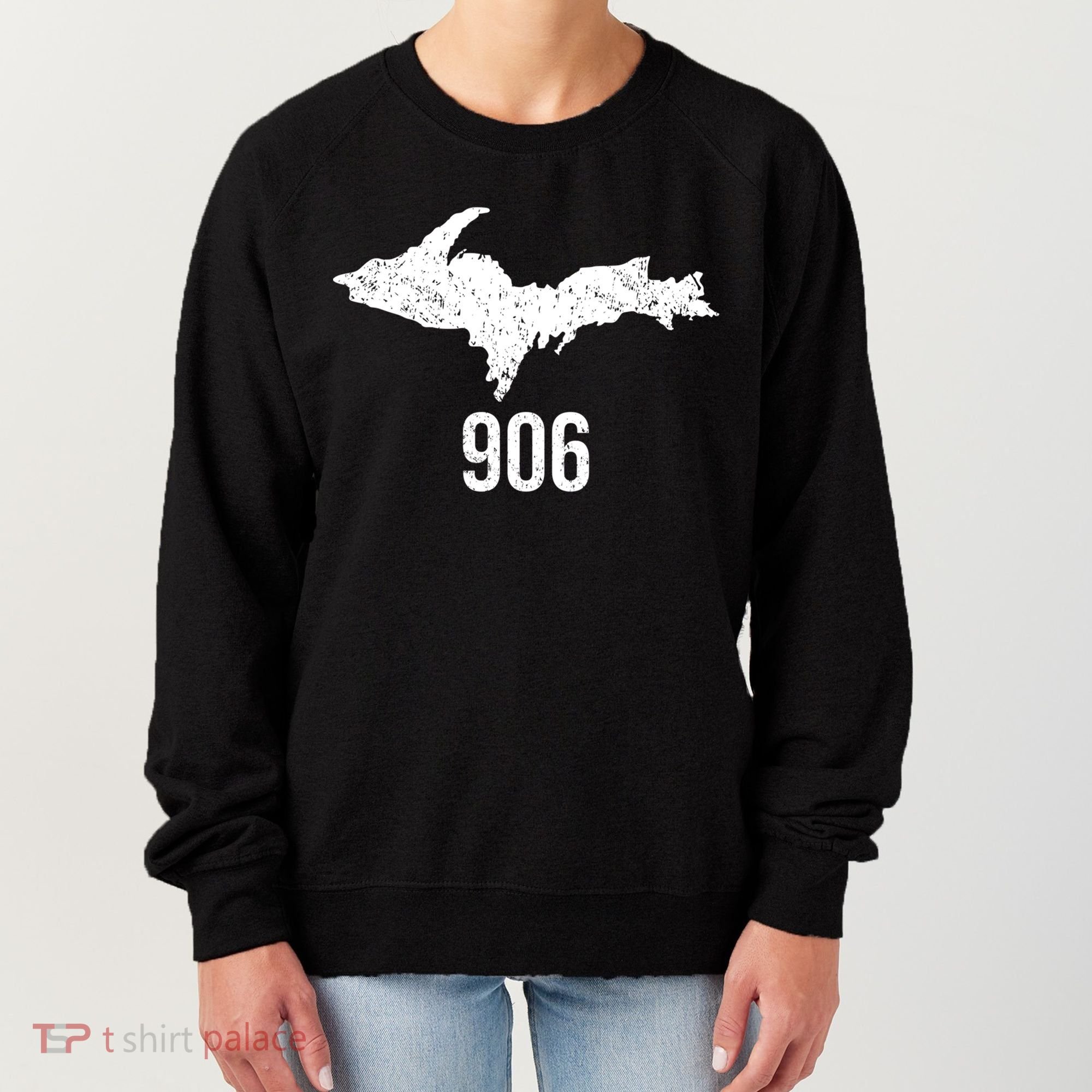 Upper Peninsula Up 906 Yooper Pride Michigan Roots Gift Women's Sweatshirt
