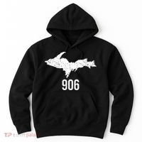 Upper Peninsula Up 906 Yooper Pride Michigan Roots Gift Hoodie thumb 0