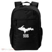 Upper Peninsula Up 906 Yooper Pride Michigan Roots Gift Backpack thumb 0