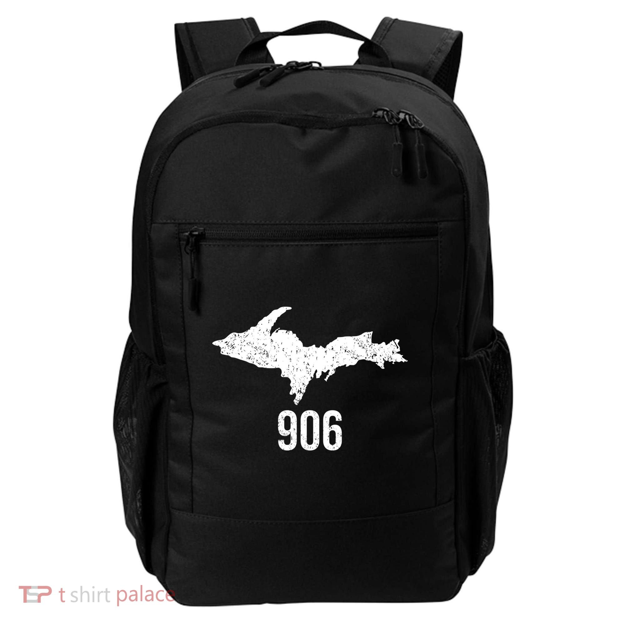 Upper Peninsula Up 906 Yooper Pride Michigan Roots Gift Backpack