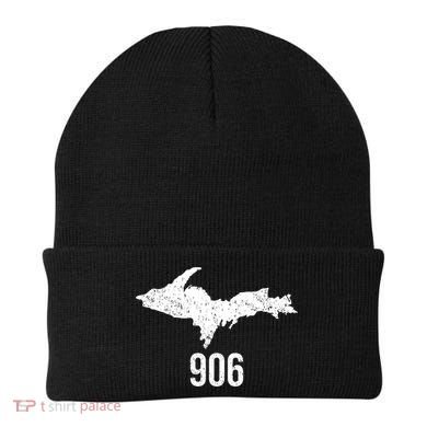 Upper Peninsula Up 906 Yooper Pride Michigan Roots Gift Beanie