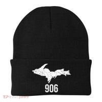 Upper Peninsula Up 906 Yooper Pride Michigan Roots Gift Beanie thumb 0