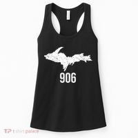 Upper Peninsula Up 906 Yooper Pride Michigan Roots Gift Women's Tank Top thumb 0
