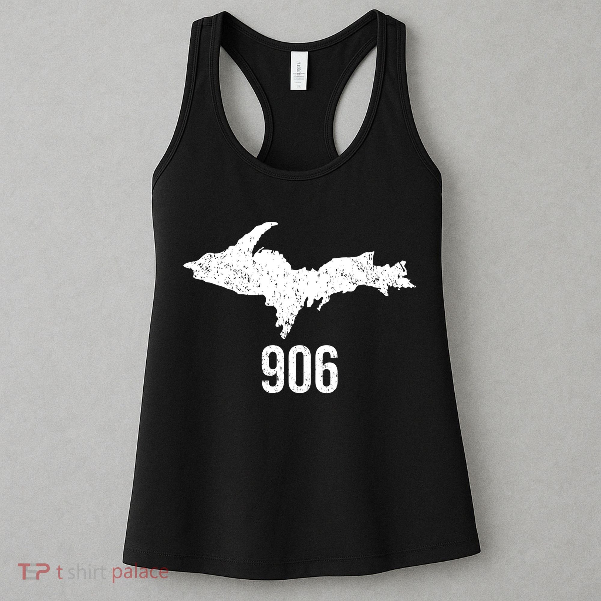 Upper Peninsula Up 906 Yooper Pride Michigan Roots Gift Women's Tank Top