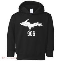 Upper Peninsula Up 906 Yooper Pride Michigan Roots Gift Toddler Hoodie thumb 0