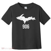 Upper Peninsula Up 906 Yooper Pride Michigan Roots Gift Toddler T-Shirt thumb 0