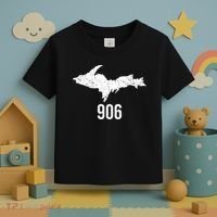 Upper Peninsula Up 906 Yooper Pride Michigan Roots Gift Toddler T-Shirt thumb 3