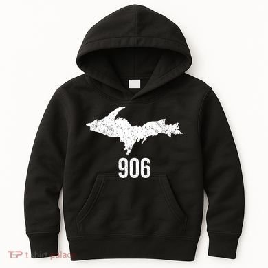 Upper Peninsula Up 906 Yooper Pride Michigan Roots Gift Kids Hoodie