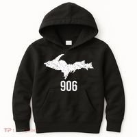 Upper Peninsula Up 906 Yooper Pride Michigan Roots Gift Kids Hoodie thumb 0