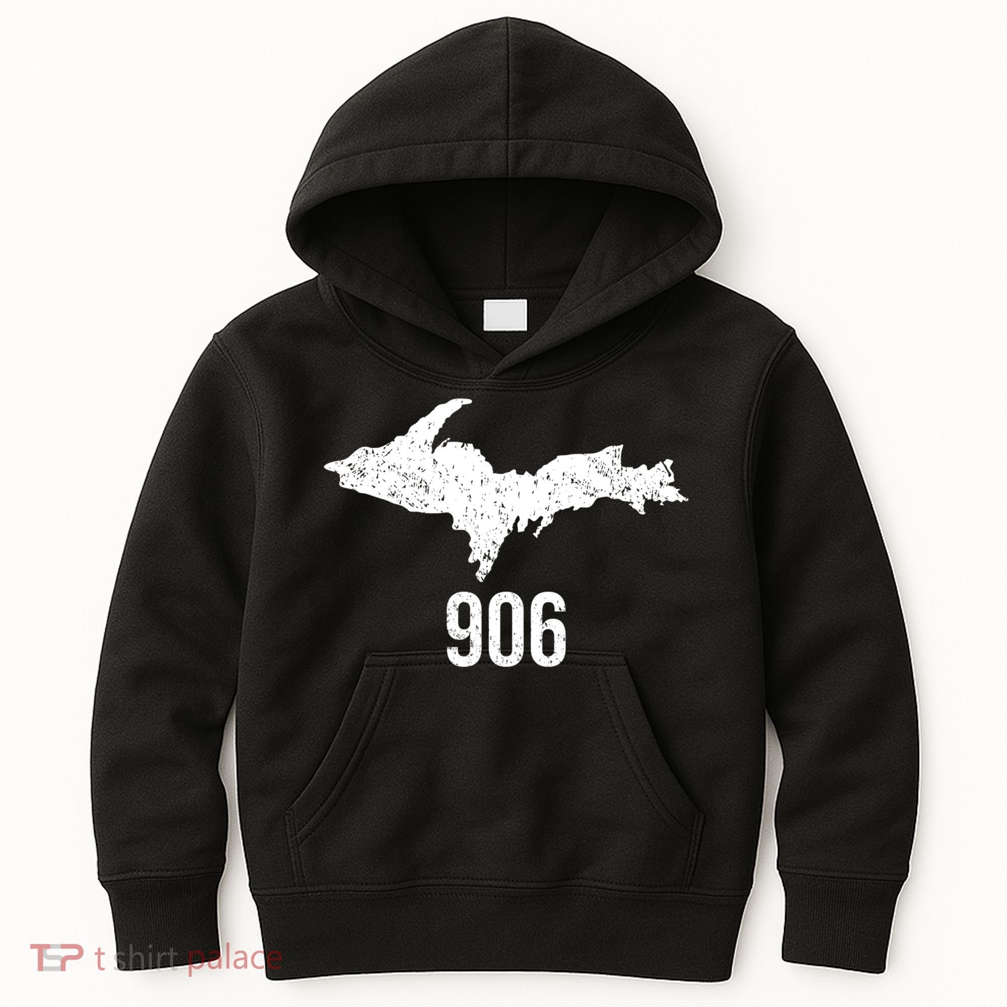 Upper Peninsula Up 906 Yooper Pride Michigan Roots Gift Kids Hoodie