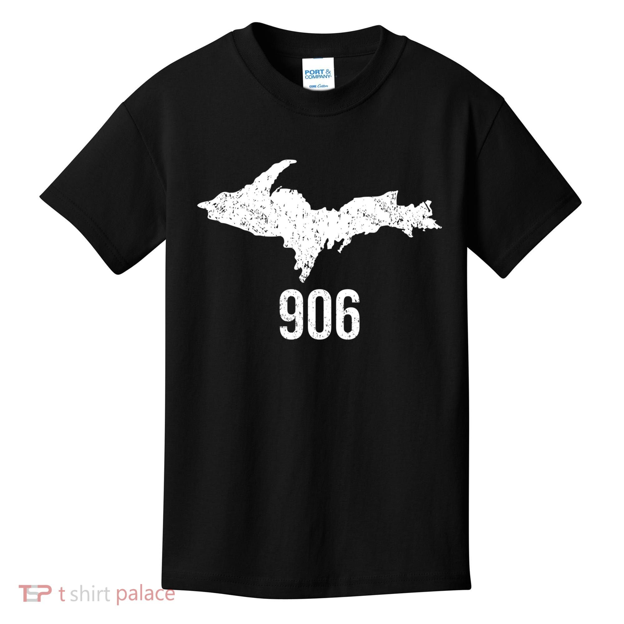 Upper Peninsula Up 906 Yooper Pride Michigan Roots Gift Kids T-Shirt