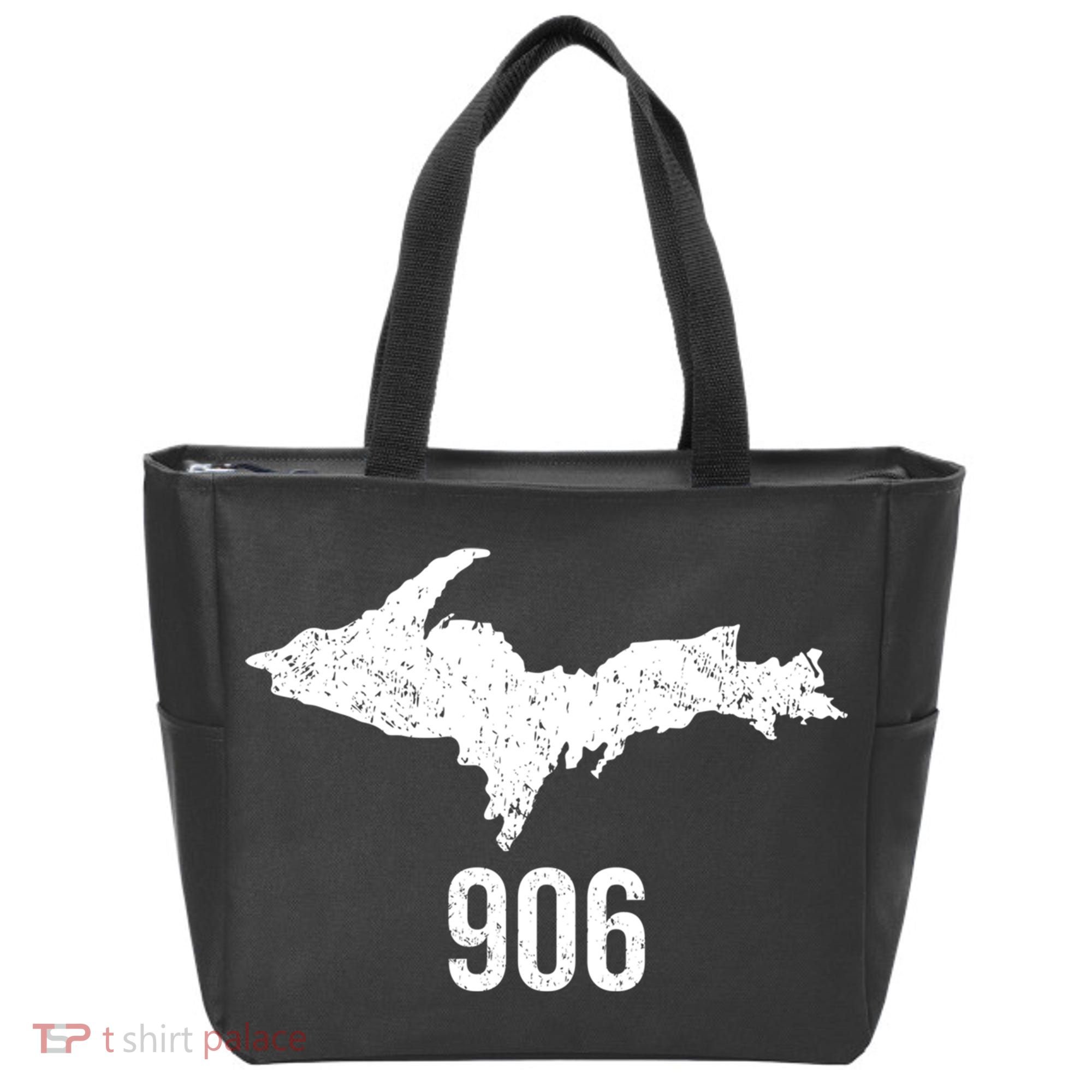 Upper Peninsula Up 906 Yooper Pride Michigan Roots Gift Tote Bag