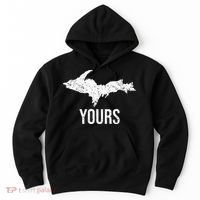 Upper Peninsula UP Yours Yooper Pride Michigan Roots Hoodie thumb 0