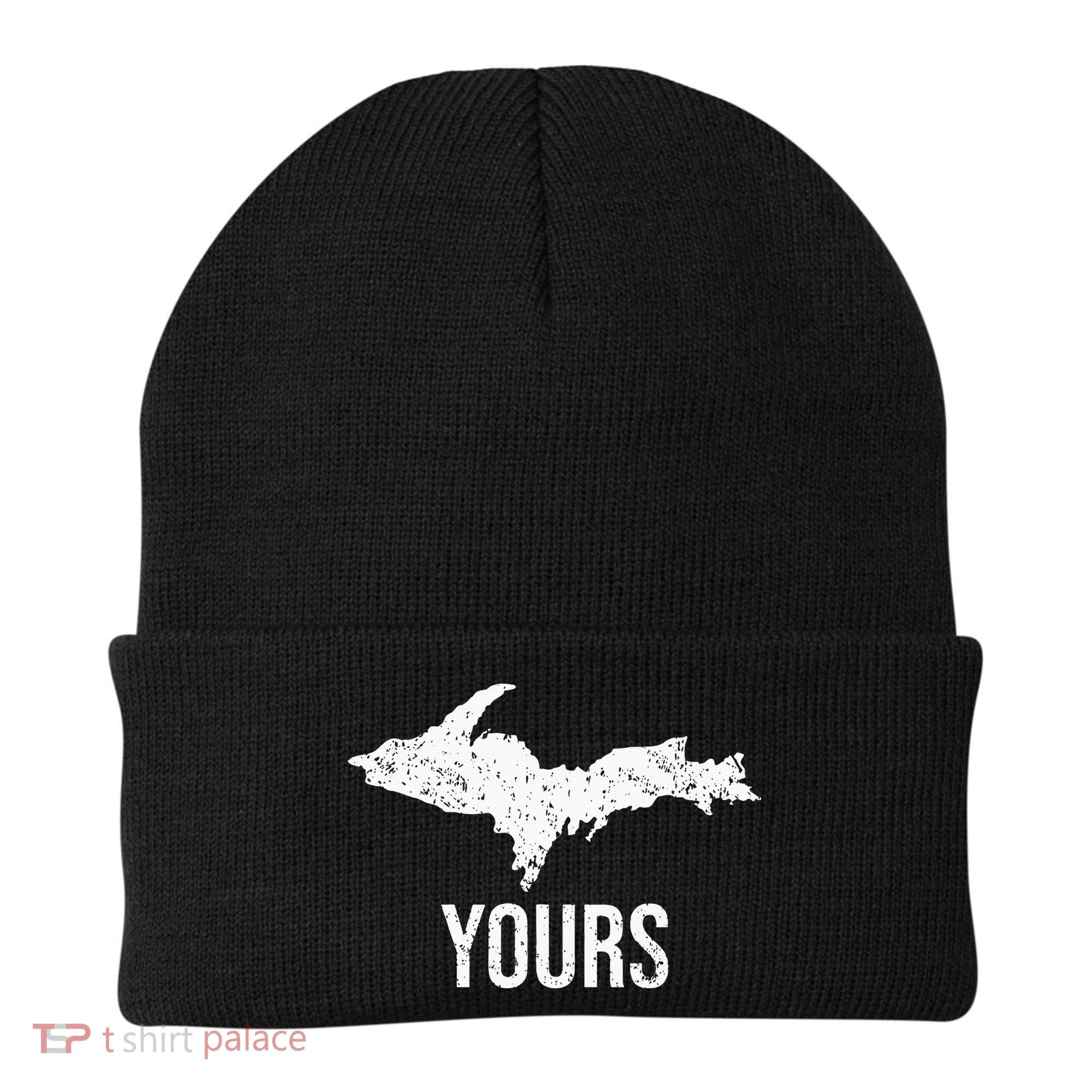 Upper Peninsula UP Yours Yooper Pride Michigan Roots Beanie
