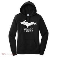 Upper Peninsula UP Yours Yooper Pride Michigan Roots Women's Hoodie thumb 0