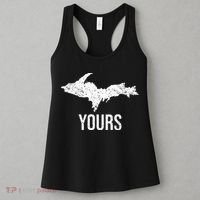 Upper Peninsula UP Yours Yooper Pride Michigan Roots Women's Tank Top thumb 3