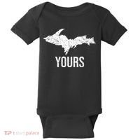 Upper Peninsula UP Yours Yooper Pride Michigan Roots Baby Bodysuit thumb 0