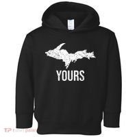 Upper Peninsula UP Yours Yooper Pride Michigan Roots Toddler Hoodie thumb 0