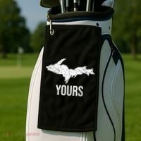 Upper Peninsula UP Yours Yooper Pride Michigan Roots Golf Towel thumb 2