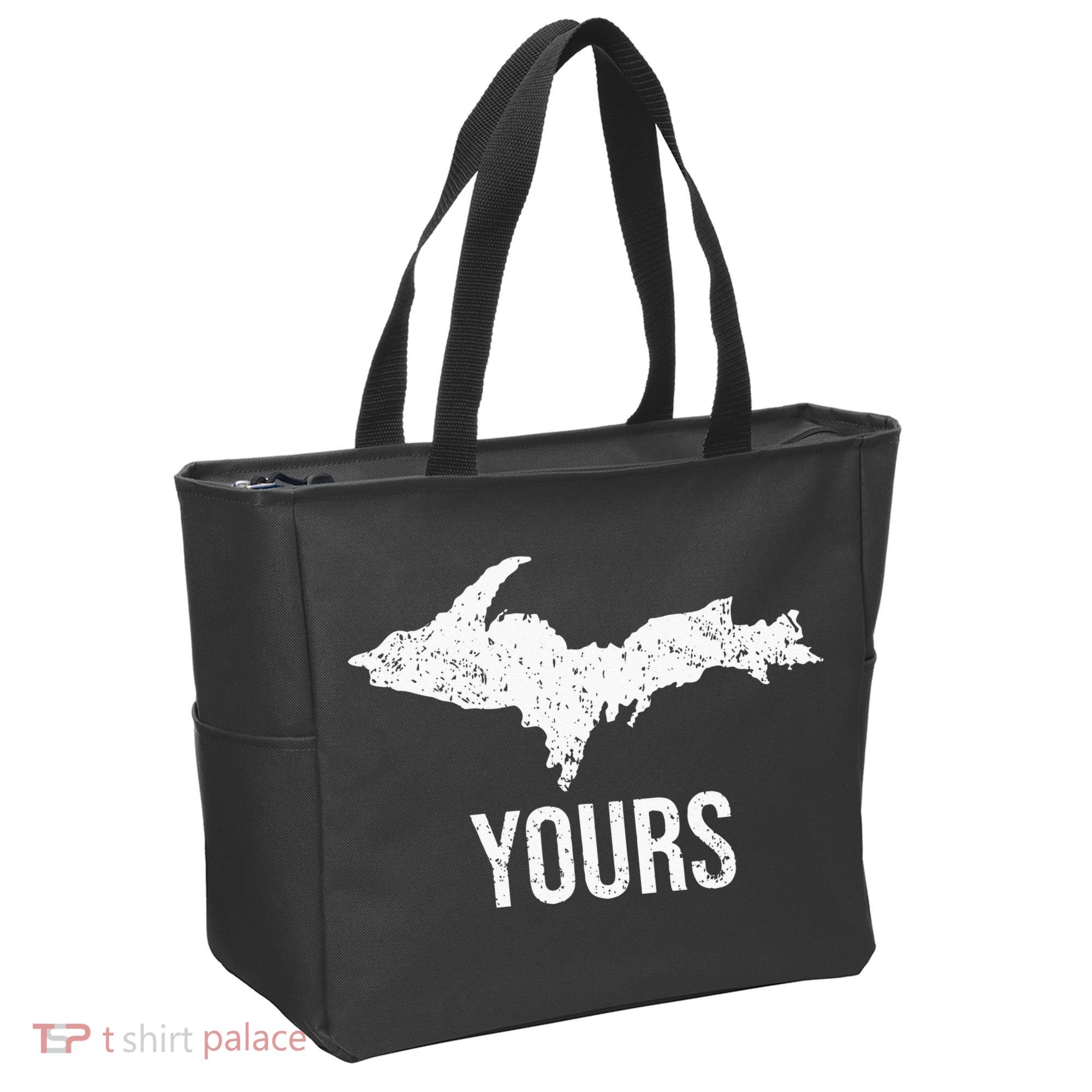 Upper Peninsula UP Yours Yooper Pride Michigan Roots Tote Bag