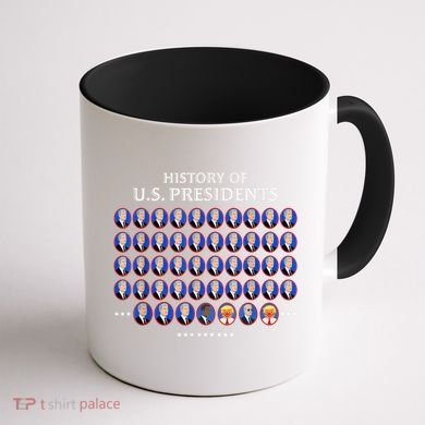 Us Presidents Coffee Mug back