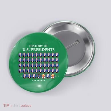 Us Presidents Button
