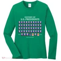 Us Presidents Women's Long Sleeve Shirt thumb 0