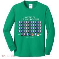 Us Presidents Kids Long Sleeve Shirt thumb 0