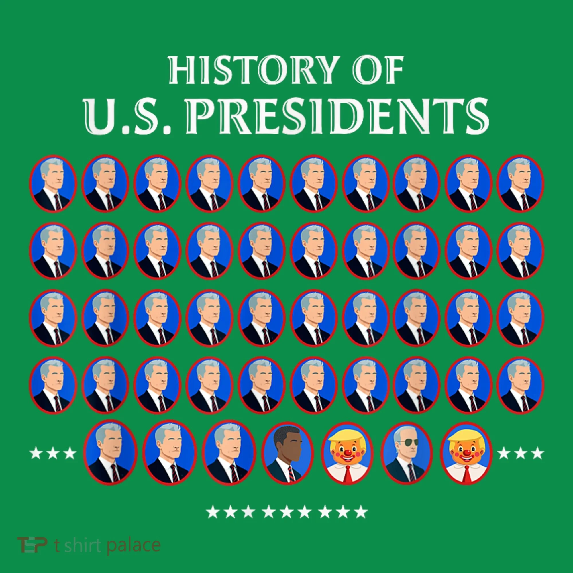 Us Presidents Kids Long Sleeve Shirt