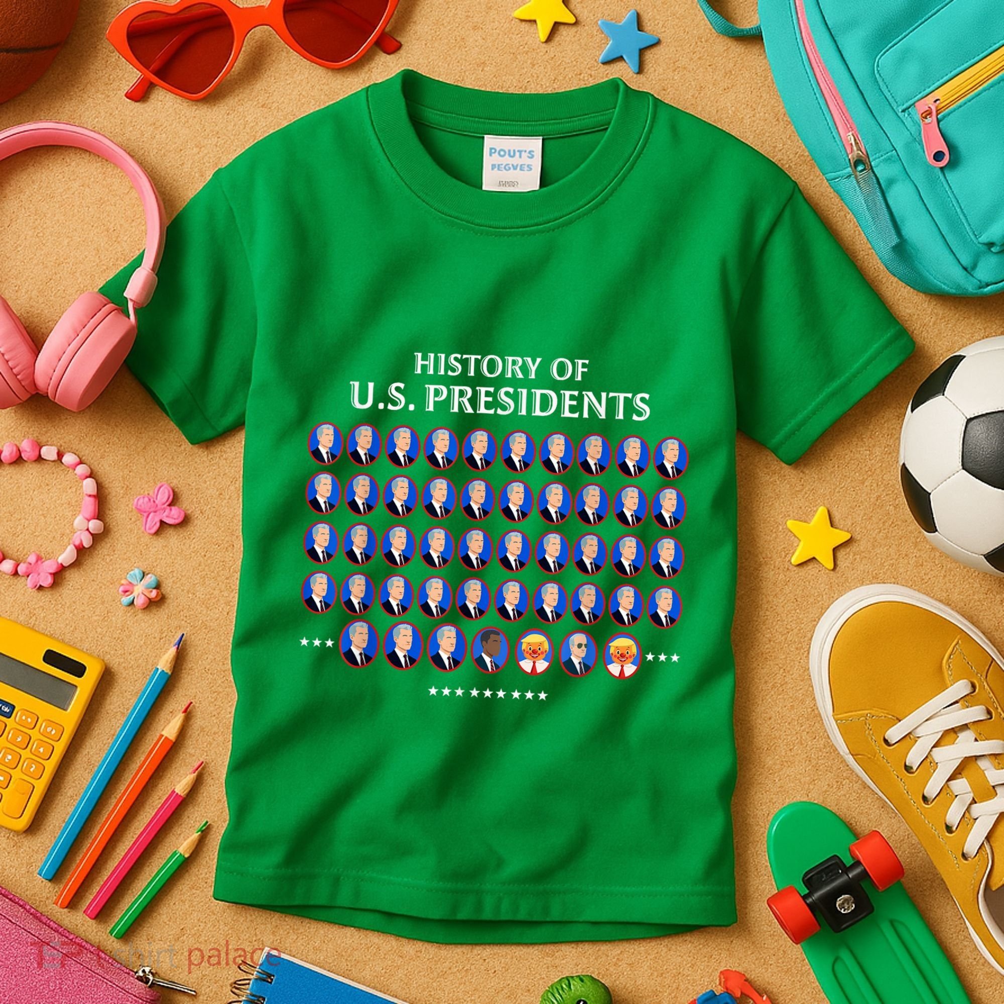 Us Presidents Kids T-Shirt