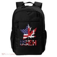 USEH Patriotic USA Star Canadian Maple Leaf Canada Backpack thumb 0