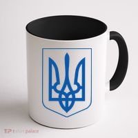 Ukraine Pride Ukrainian Coat Of Arms Coffee Mug thumb 1