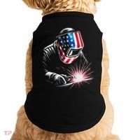Usa Patriotic Welder Doggie Tank thumb 0