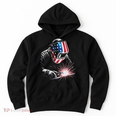 Usa Patriotic Welder Hoodie