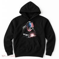 Usa Patriotic Welder Hoodie thumb 0