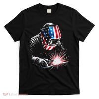 Usa Patriotic Welder T-Shirt thumb 0