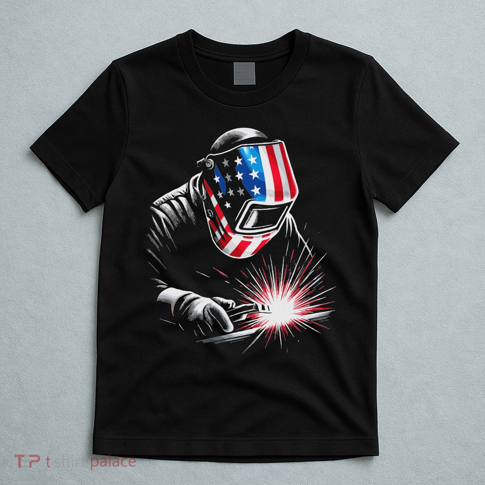 Usa Patriotic Welder T-Shirt
